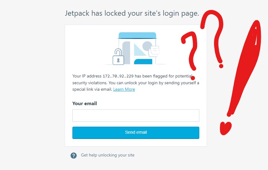 Mengatasi Error Jetpack has locked your site’s login page di WEB WordPress